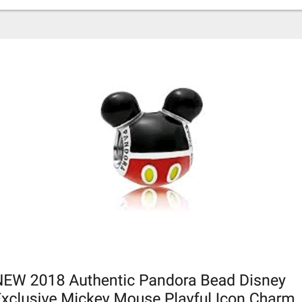 NWOT PANDORA/DISNEY PLAYFUL MICKEY ICON - Picture 1 of 1